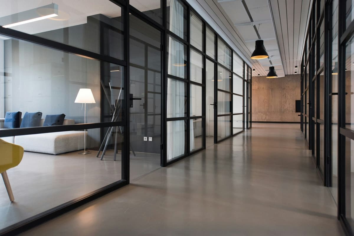 Clean office space